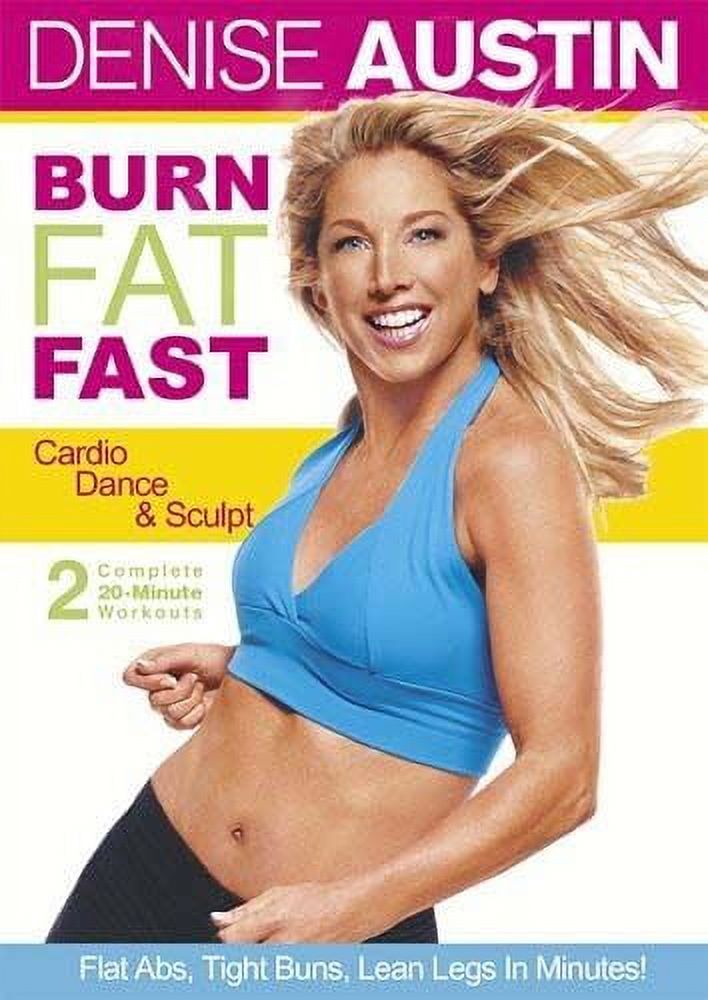Denise Austin Burn Fat Fast :Cardio Dance and Sculpt DVD -New - image 1 of 1