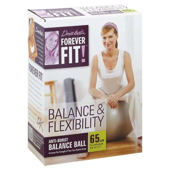 Denise Austin Forever Fit Anti-Burst Balance Ball 65 cm