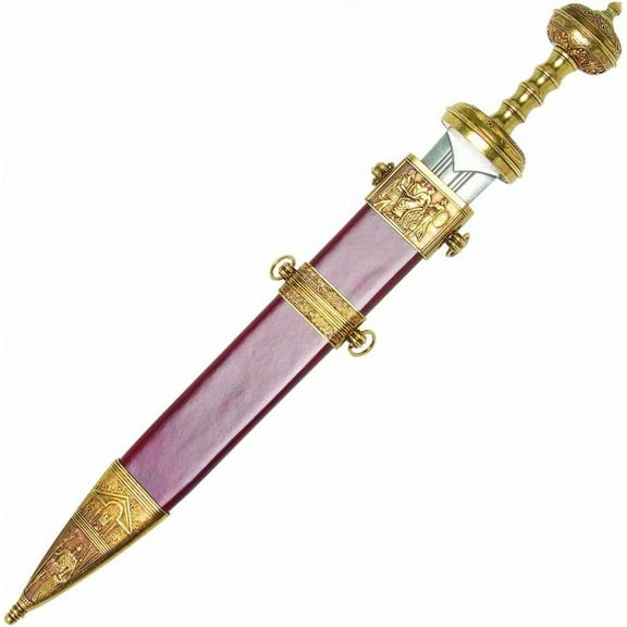 Denix Replica Gladiator Sword with Gold Trim