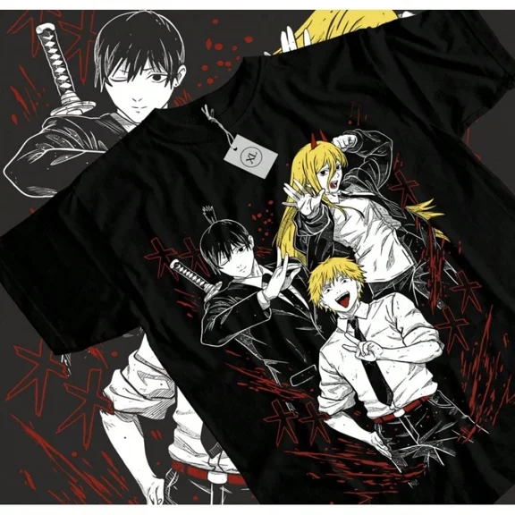 Denji And Makima Funny T Shirt UNISEX