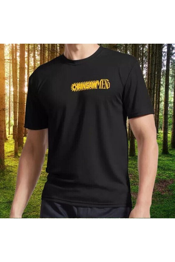 Denji anime logo Active T-Shirt Logo T-Shirt Funny Size S to 5XL