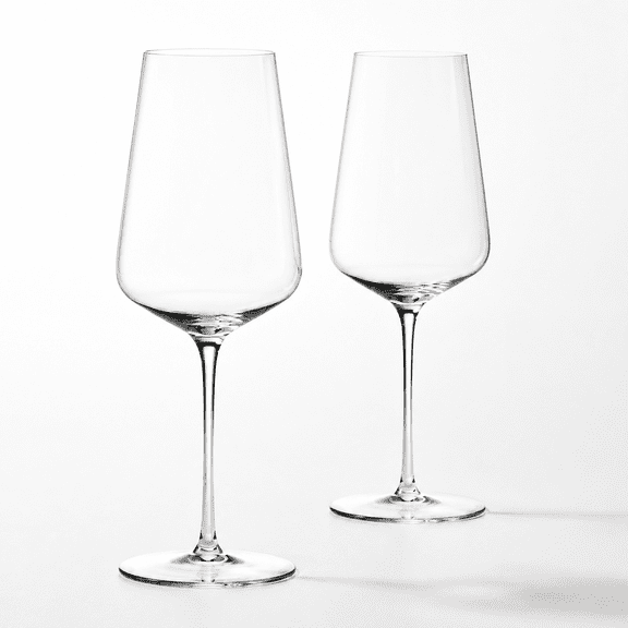 Denk'art Universal Hand-blown Crystal Wine Glasses Set Of 2