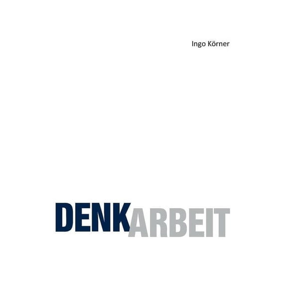 Denkarbeit (Hardcover)