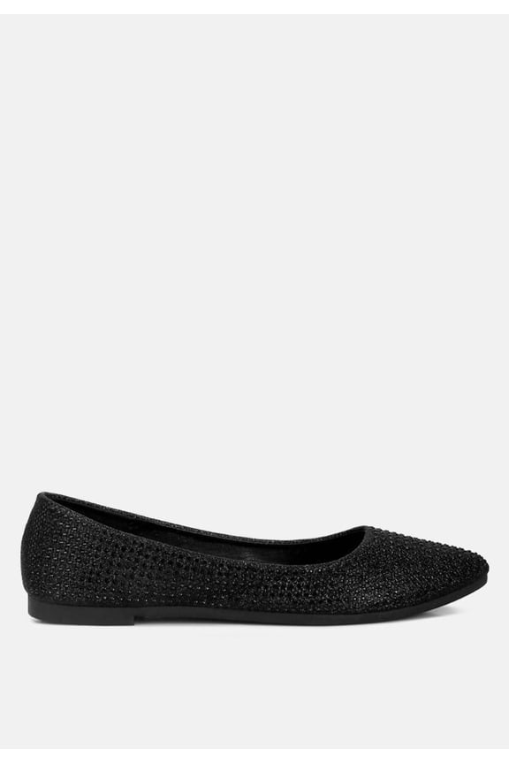 Denki Studded Ballerina Flats