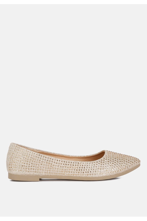 Denki Studded Ballerina Flats