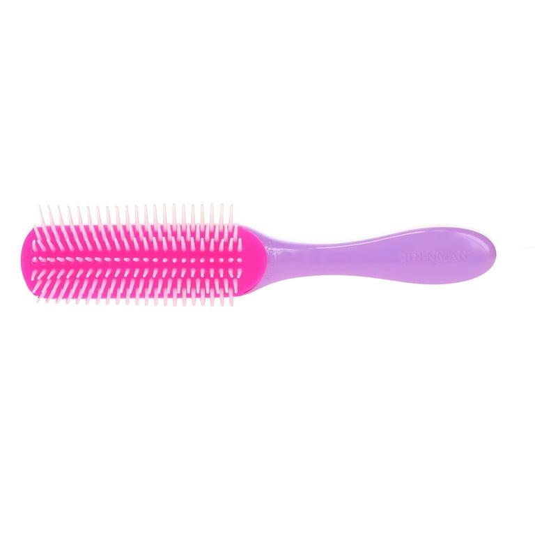 Denman Brush D3 Original Styler, 7 Row Violet, Detangling and Curl