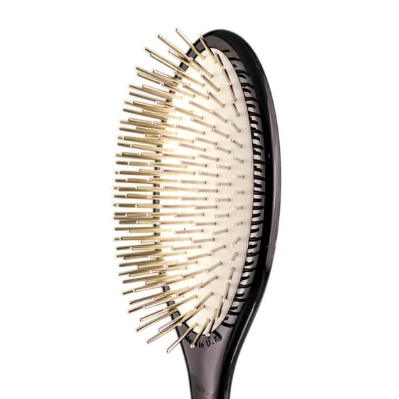 Denman Metal Pins Paddle Brush - Black (D85MP)