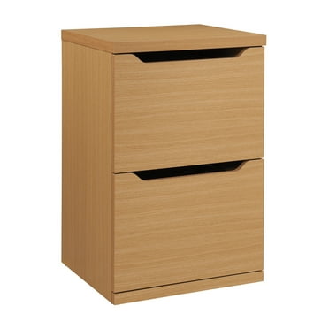 Denmark 2-Drawer Engineered Wood Vertical File with Lockdowel  in Natural Finish