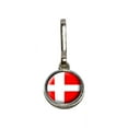 thumbnail image 1 of Denmark Danish Flag Charm Zipper Pull, 1 of 1