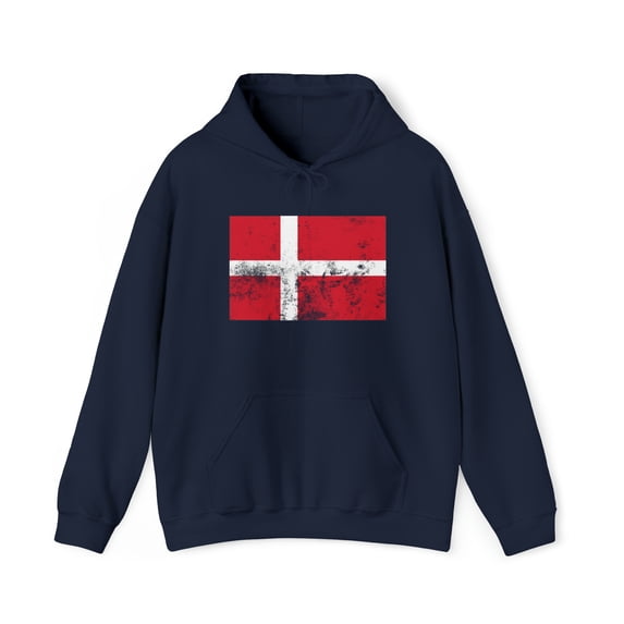 Denmark Danish Pride Flag Hoodie, Gifts, Hooded Sweatshirt