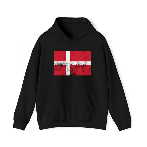Denmark Danish Pride Flag Hoodie, Gifts, Hooded Sweatshirt