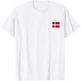 thumbnail image 1 of Denmark Flag Cool Danish Danmark Flag Gift for Men Women T-Shirt, 1 of 4