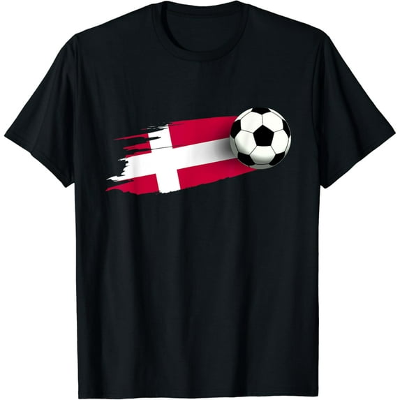 Denmark Flag Jersey Danish Soccer Team Danish T-Shirt mens t shirt,black,women,funny,misfits,men,journey,t-shirt