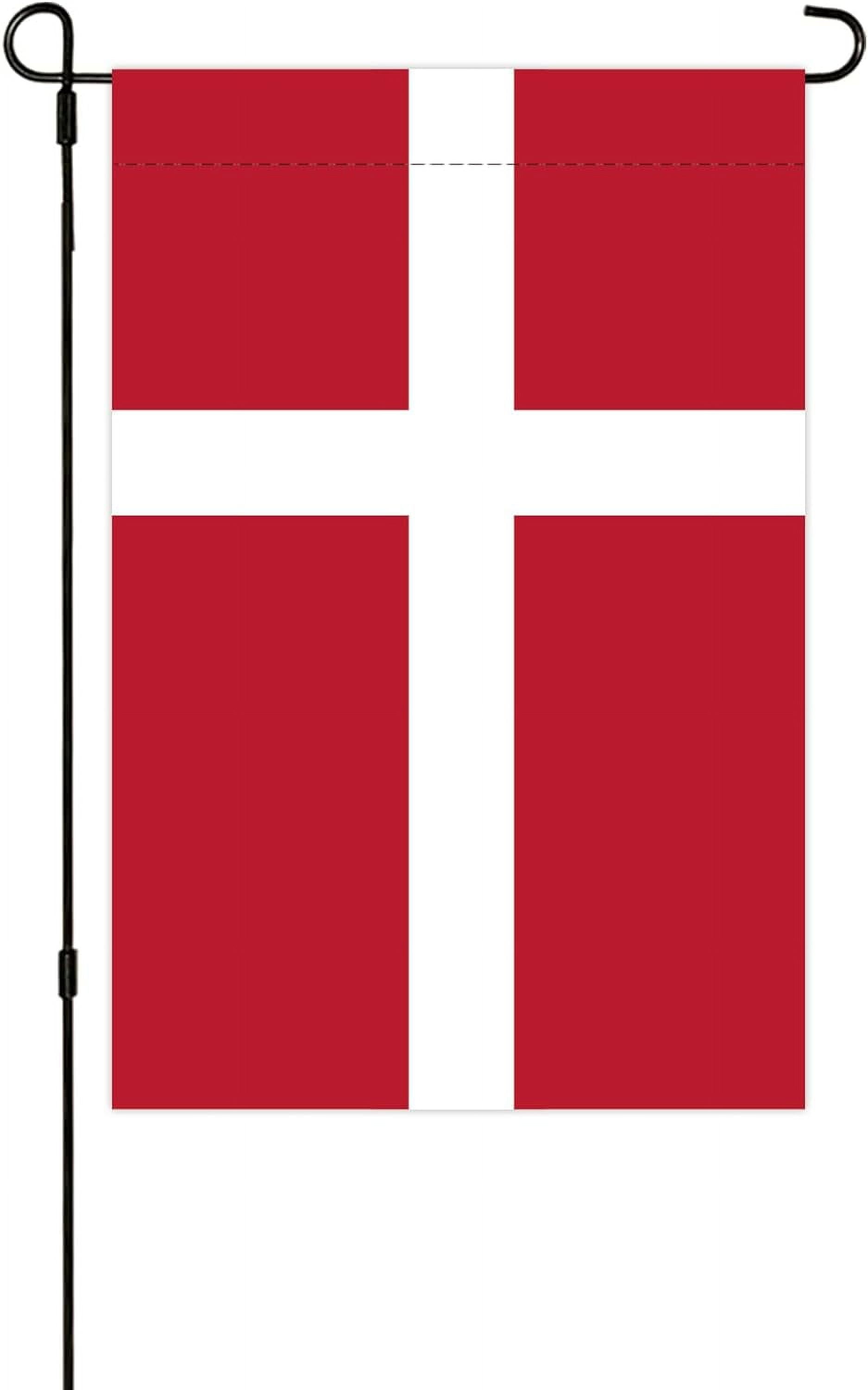 View of Denmark Garden Flag Double Sided Africa Flags with Vivid Color for Yard ...