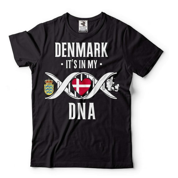 Denmark Patriotic Shirt Denmark National Flag Tee Shirt Denmark Gifts Danish Gift Ideas