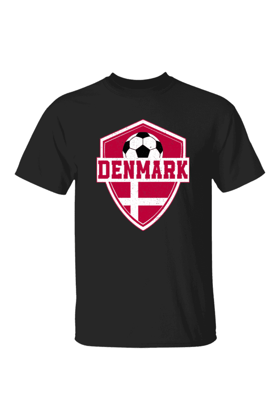 Denmark Pride Team Danish Flag Fans National Souvenir T-shirt