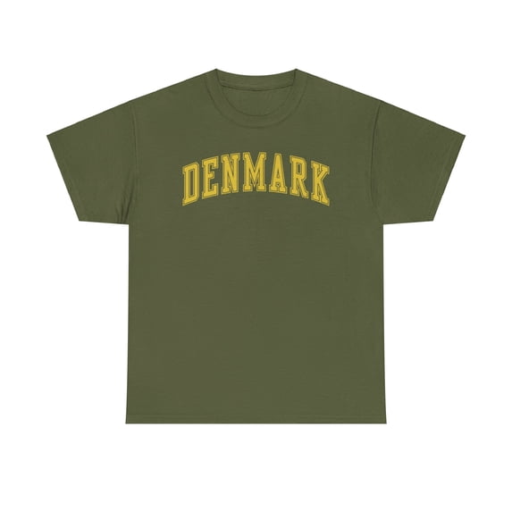 Denmark Shirt Gifts Tshirt Crew Neck Short Sleeve
