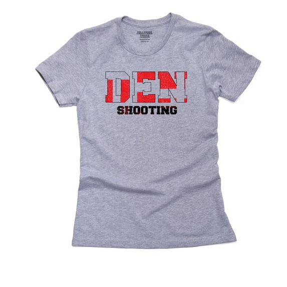 Denmark Shooting - Olympic Games - Rio - Flag Women's Cotton Grey T-Shirt