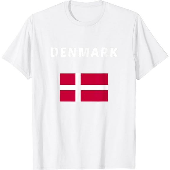 Denmark T-shirt Danish Tee Flag souvenir Gift Copenhagen T-Shirt
