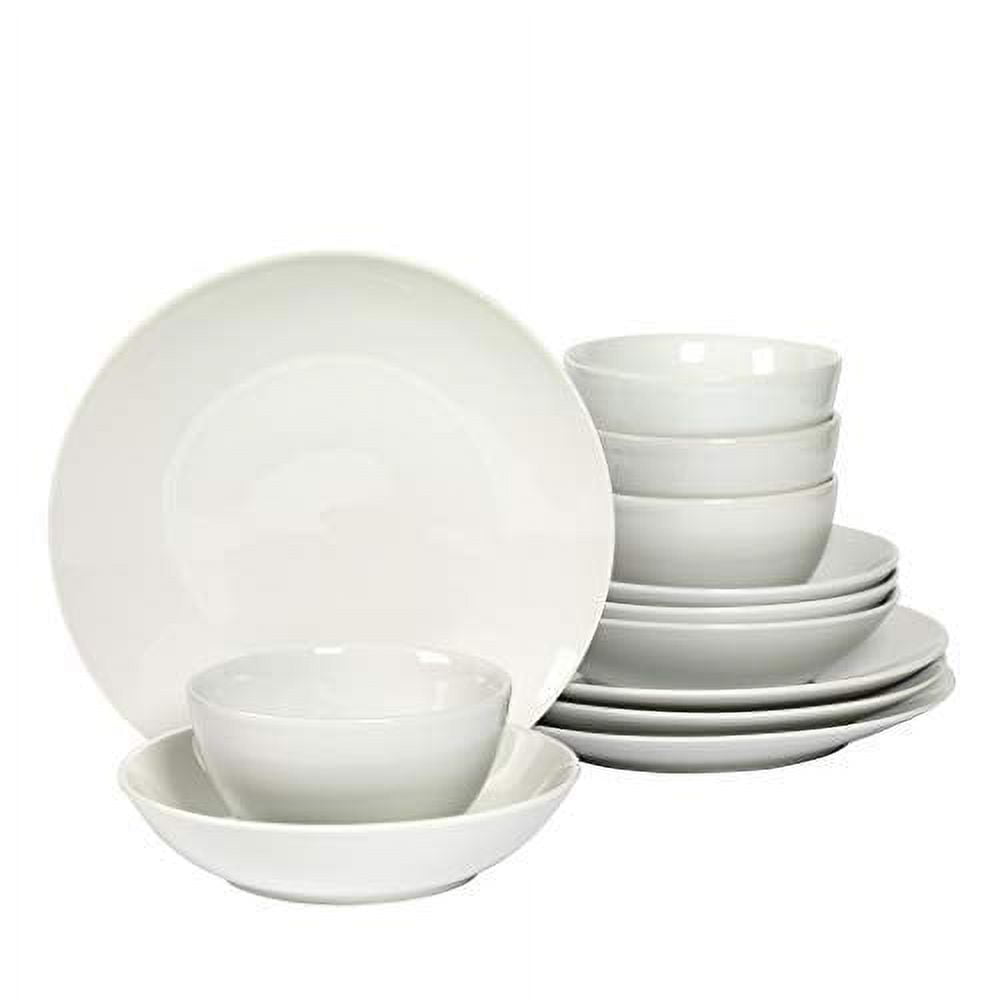 Denmark Tools for Cooks Modern 12-Piece White Porcelain Kitchen 