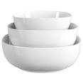 thumbnail image 1 of Denmark Tools for Cooks 3 Piece White Soft Square Serving Bowls, 1 of 6