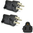 Denmark Travel Power Plug Adapter Accepts NEMA 515R Certified
