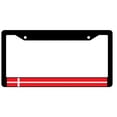 thumbnail image 1 of Denmark World Flag Black Plastic License Plate Frame, 1 of 1