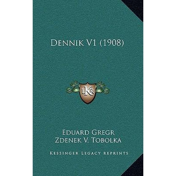 Dennik V1 (1908) Paperback