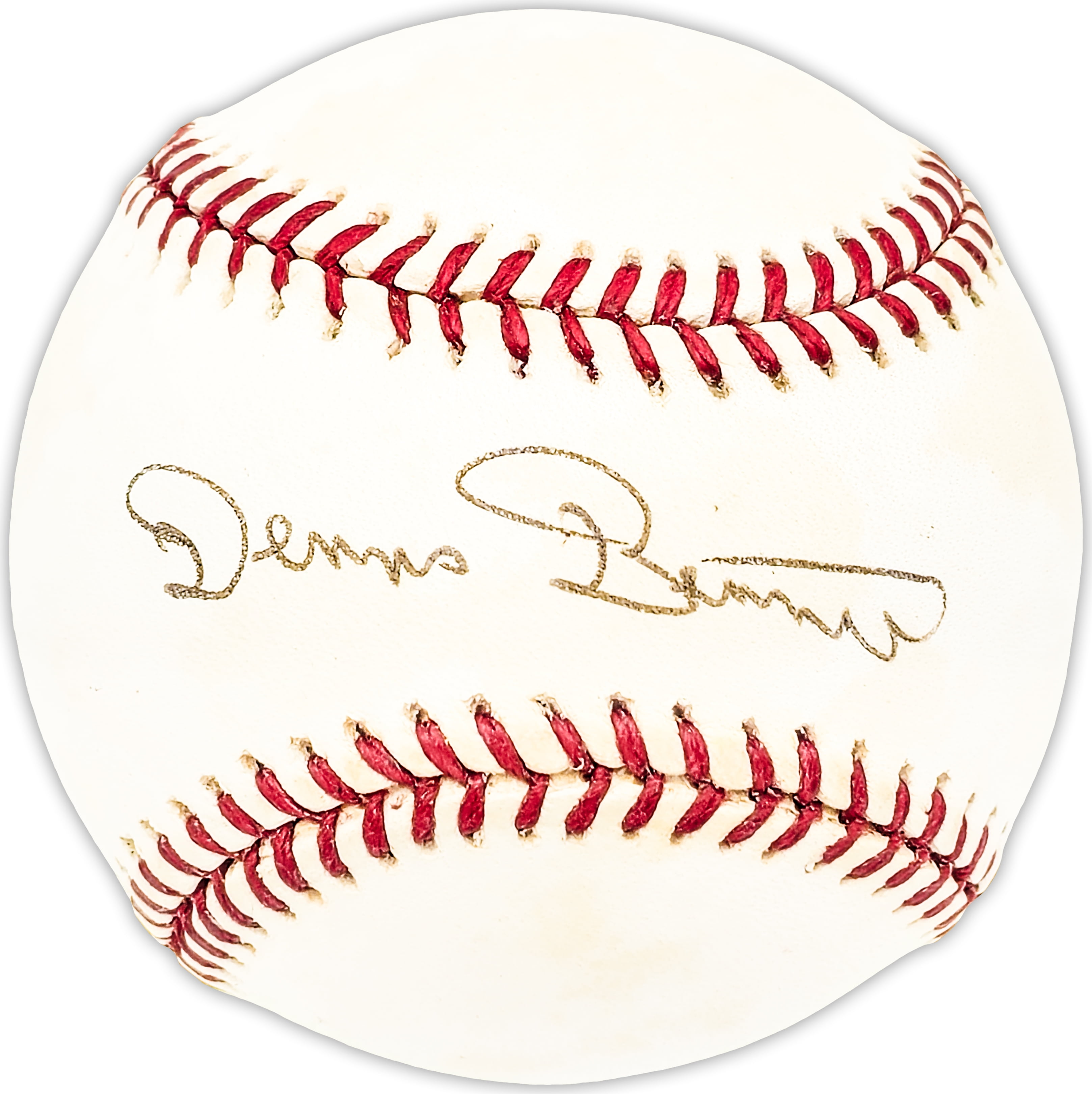 Dennis Bennett Autographed Official AL Baseball Philadelphia Phillies ...
