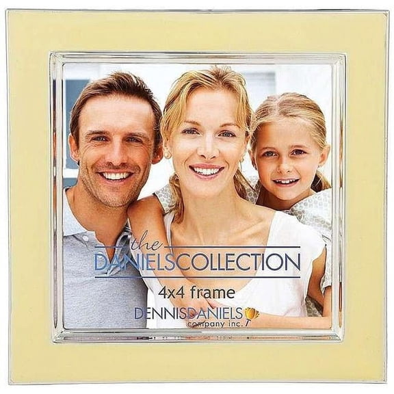 Dennis Daniels E0204.4VC 4 x 4 in. Enamel Frame - Vanilla Cream