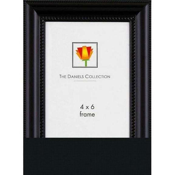 Dennis Daniels S0204E 4 x 6 in. Steel Braided Ebony Frame