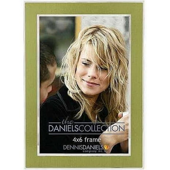 Dennis Daniels S0304G 4 x 6 in. Steel Frame with Green Inlay