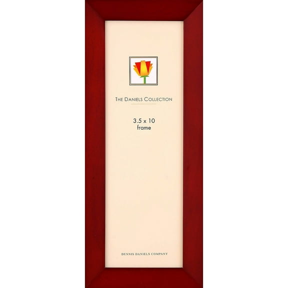 Dennis Daniels W4803PWN 3.5 x 10 in. Angled Dark Frame - Walnut