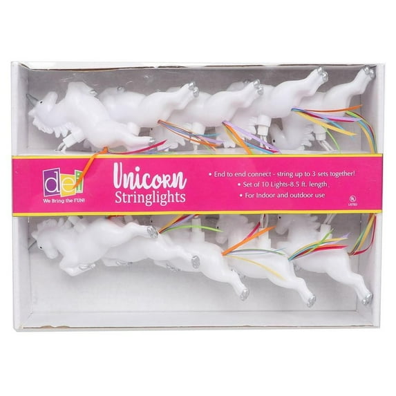 DEI Unicorn String Lights, 8.5 Ft Long