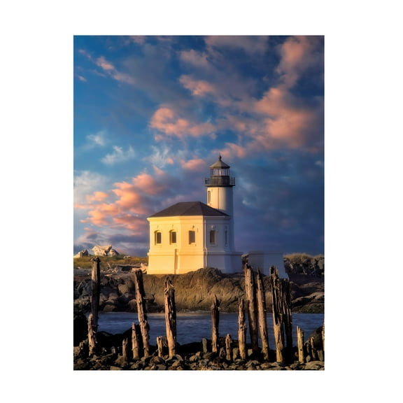 Dennis Frates 'Lighthouse 15' Canvas Art