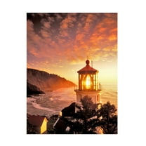 Dennis Frates 'Lighthouse 17' Canvas Art