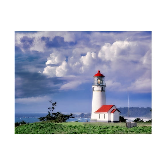Dennis Frates 'Lighthouse 5' Canvas Art
