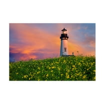 Dennis Frates 'Lighthouse' Canvas Art