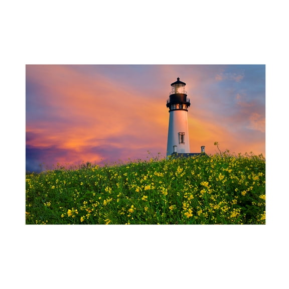 Dennis Frates 'Lighthouse' Canvas Art