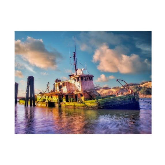Dennis Frates 'Old Tug Boat' Canvas Art