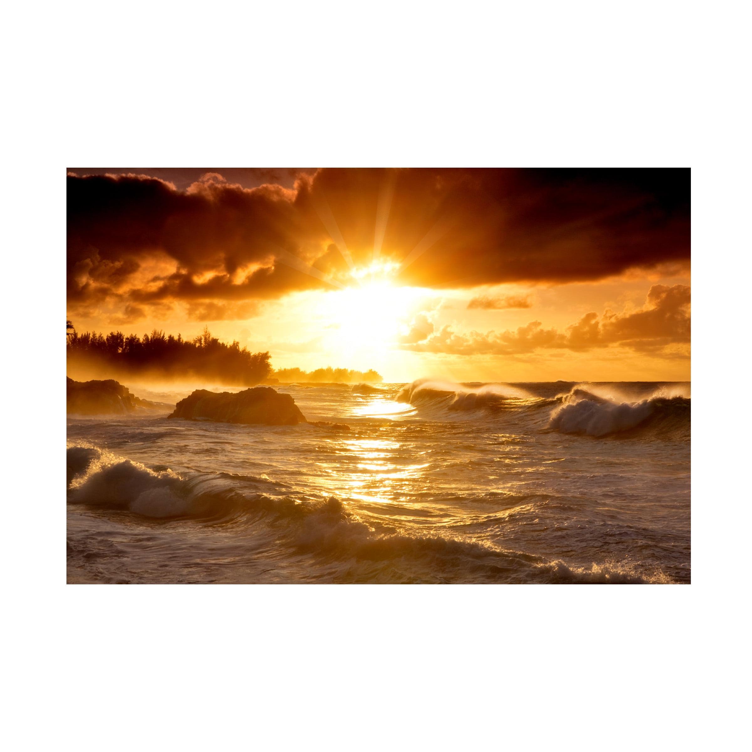Dennis Frates 'Sunset 6' Canvas Art