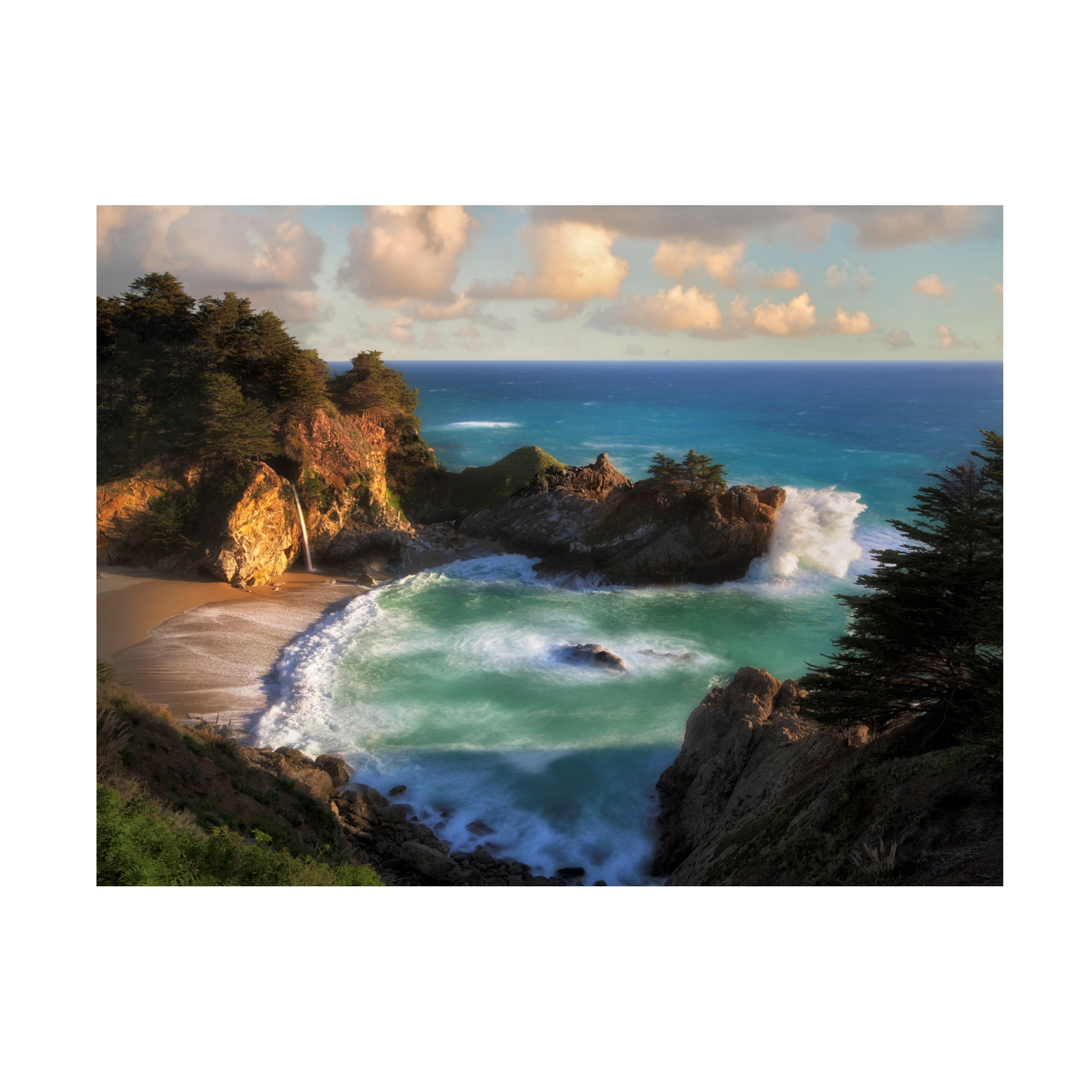 Dennis Frates 'Waterfalls' Canvas Art