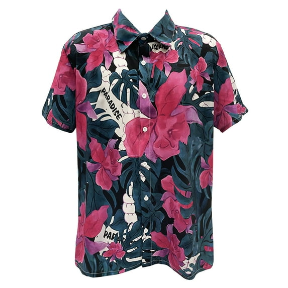 Dennis Nedry Hawaiian Shirt Jurassic Park Movie Floral Paradise Island 90s Gift