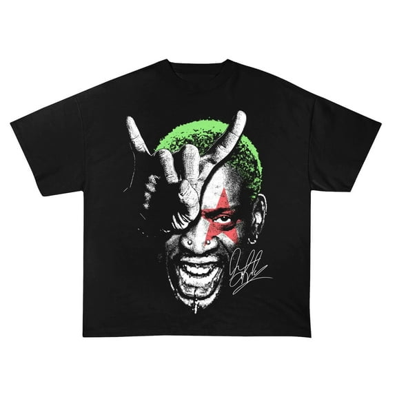 Dennis Rodman Basketball shirt, Classic 90s Graphic Tee