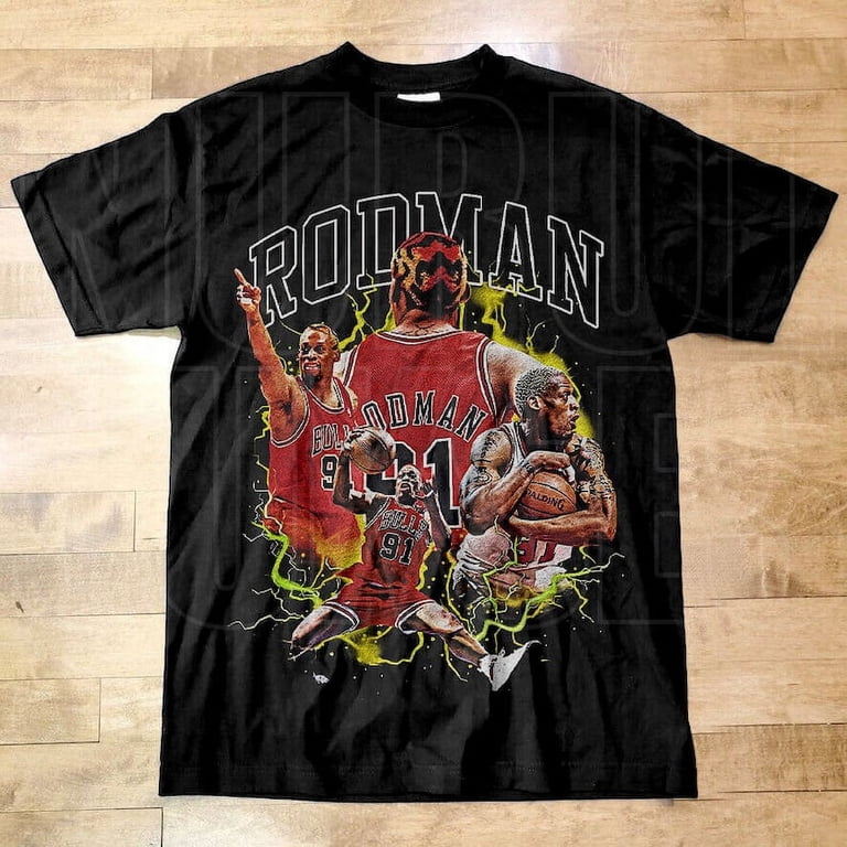 Dennis Rodman Shirt, Basketball shirt, Classic 90s Graphic Tee 