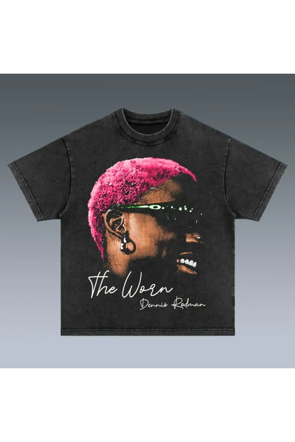 Dennis Rodman Vintage Tee, Basketball Graphic Design, Unisex Y2K T-Shirt, Menswear Top, Streetwear Gift For All