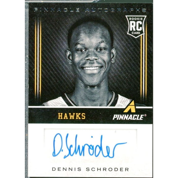 Dennis Schroder Rookie Card 2013-14 Pinnacle Autographs #58