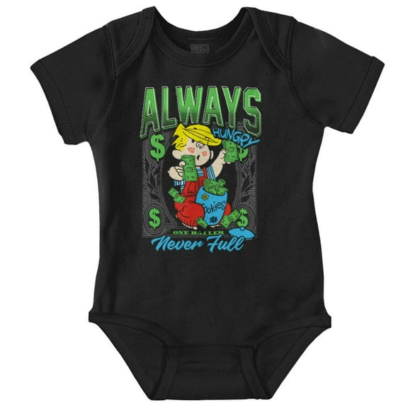 Dennis The Menace Always Hungry Bodysuit Jumper Boys Infant Baby Brisco Brands NB