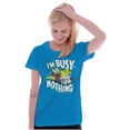 thumbnail image 1 of Dennis The Menace Busy Doing Nothing Women's T Shirt Ladies Tee Brisco Brands S, 1 of 5