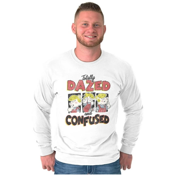 Dennis The Menace Dazed and Confused Long Sleeve TShirt Men Women Brisco Brands S
